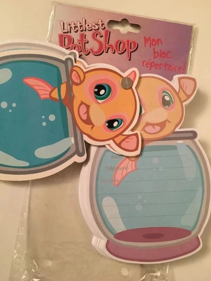 Bloc note répertoire Littlest Petshop Neuf
