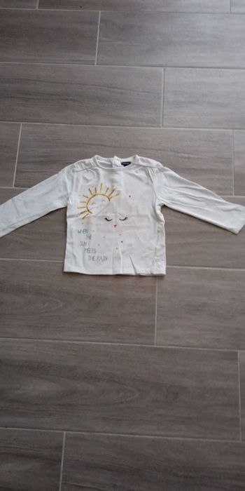 T-shirt manches longues Kiabi 18 mois