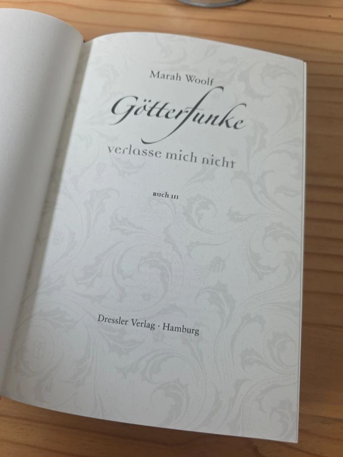 Buch Verlasse mich nicht Götterfunke Marah woolf - photo numéro 3