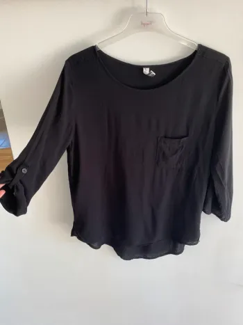 Blouse noir légère