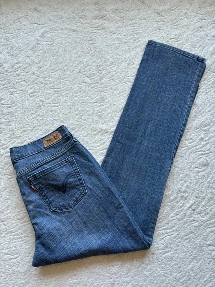 Jean levi’s 505 coupe straight leg droite bleu 00s y2k 2000s taille M/38 mi taille rare US