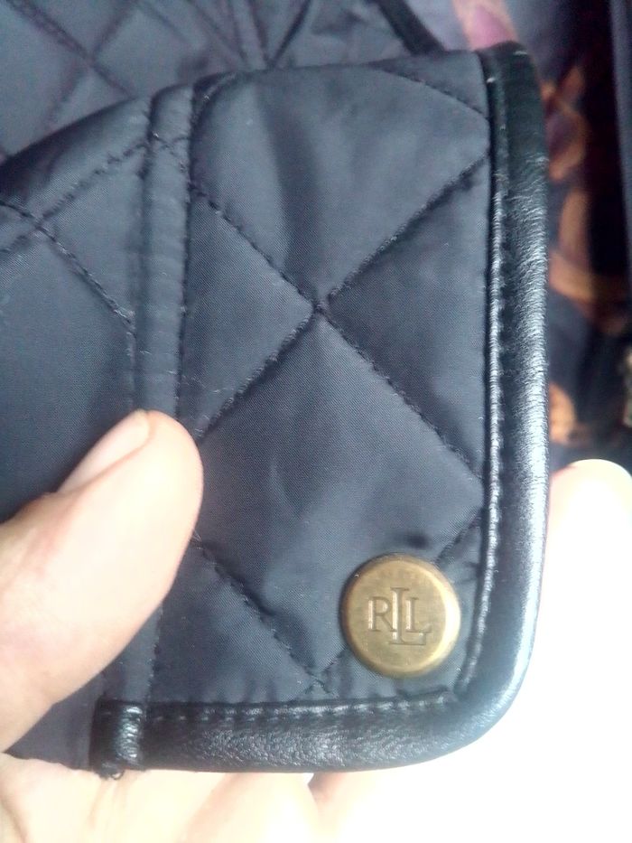 Veste matelassée avec liseret en cuir RALPH LAUREN - photo numéro 7