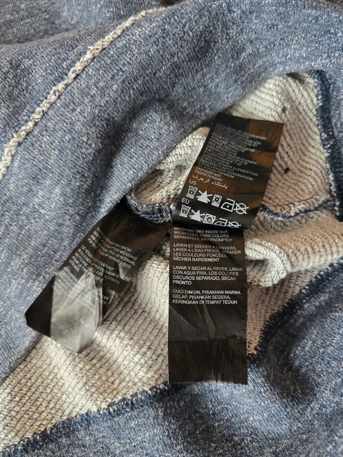 Sweat pull coton Calvin Klein gris chiné taille M - photo numéro 5