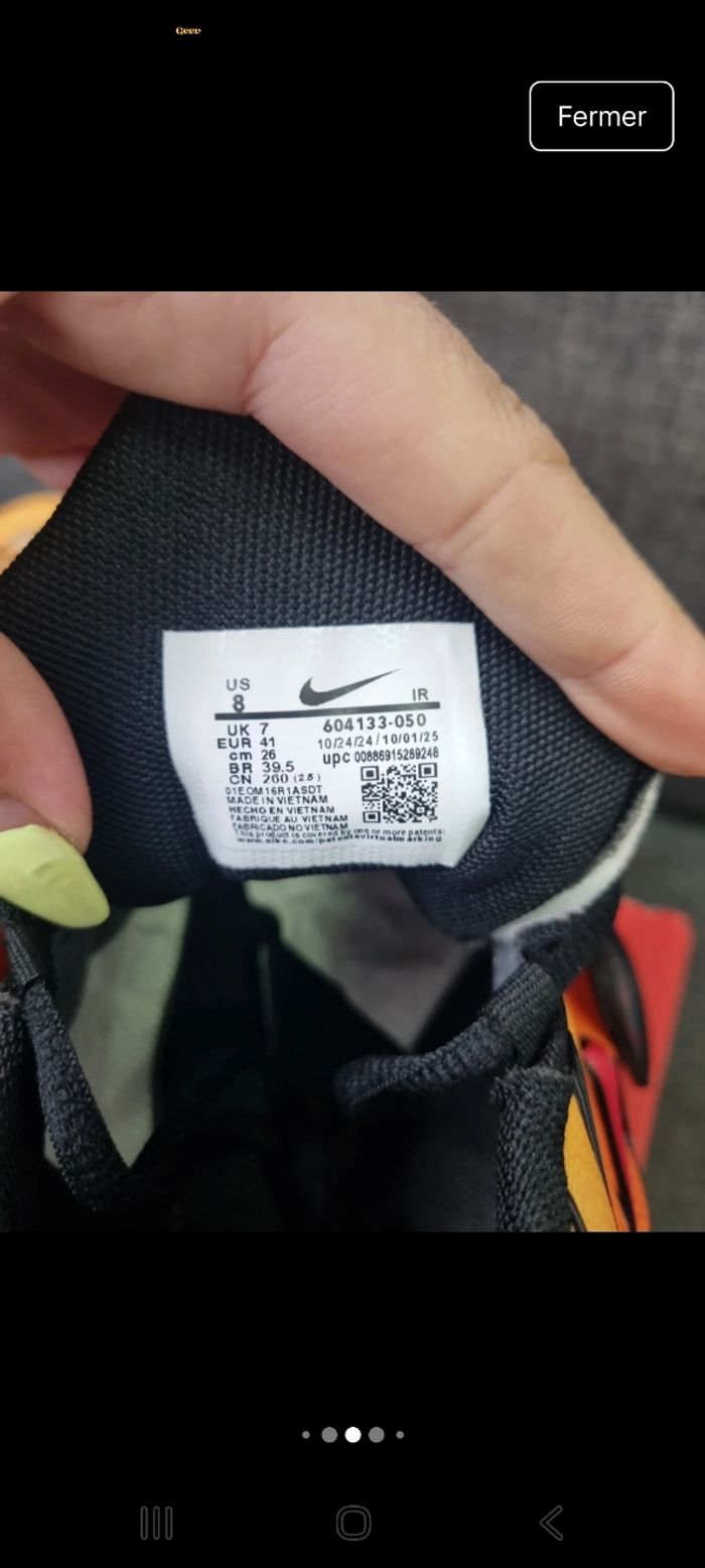 Chaussure basket Nike tn 41 - photo numéro 7