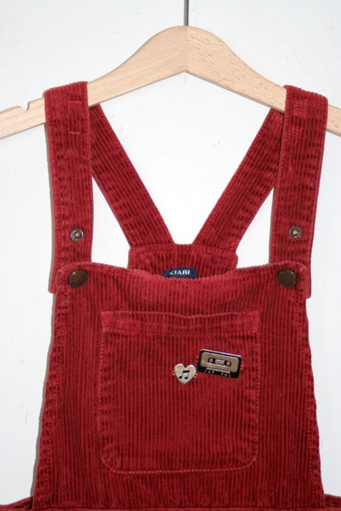 Robe velours à bretelles Kiabi 6 ans - photo numéro 2
