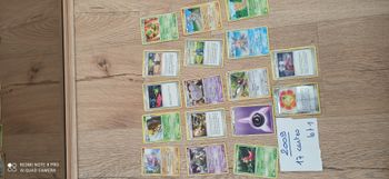Lot de 17 cartes Pokémon 2009