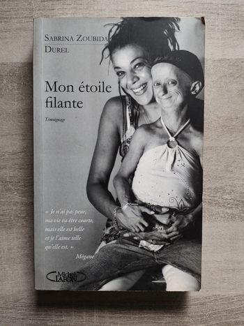 Livre mon étoile filante Sabrina Zoubida