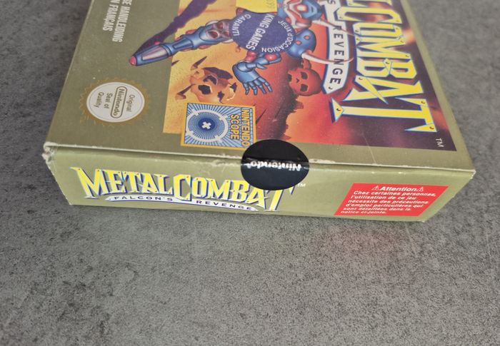 Jeu Metal Combat Falcons Revenge Super Nintendo Snes Pal Fah - Complet - Excellent - photo numéro 3