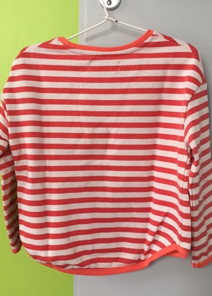 Pull rayé fille 5 ans la redoute tee-shirt manches longues - photo numéro 4