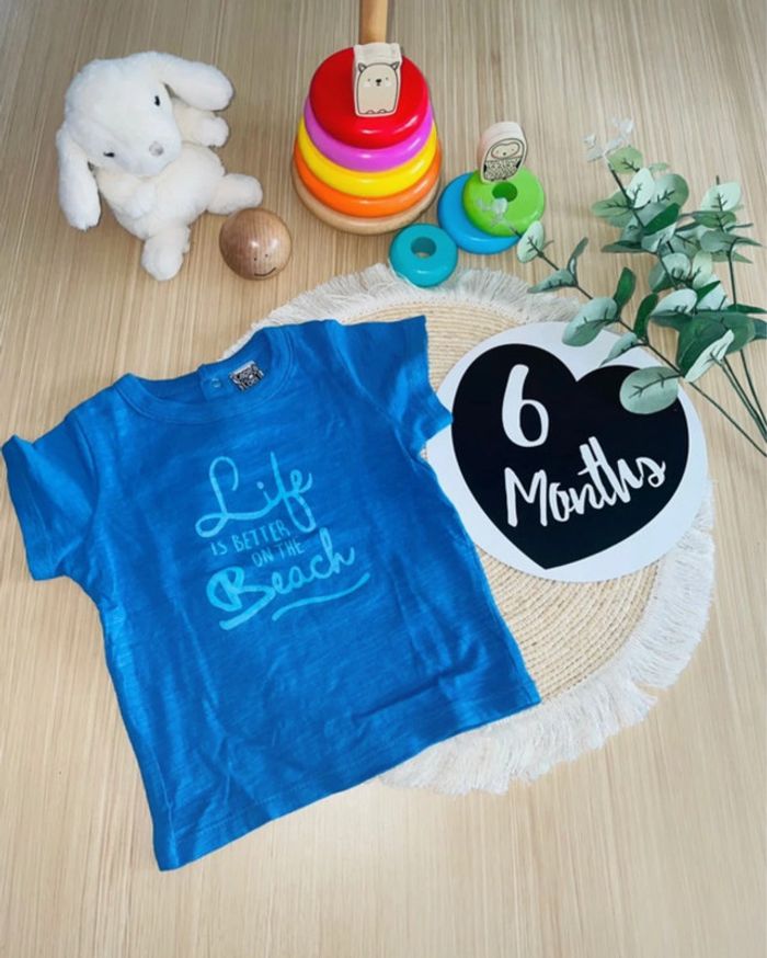 T-shirt manches courtes tape à l’oeil 6 mois