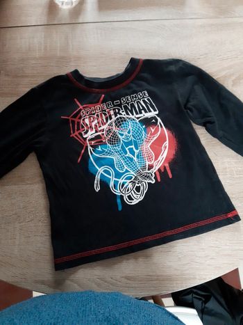 Maillot manches longues 2 3 ans spiderman