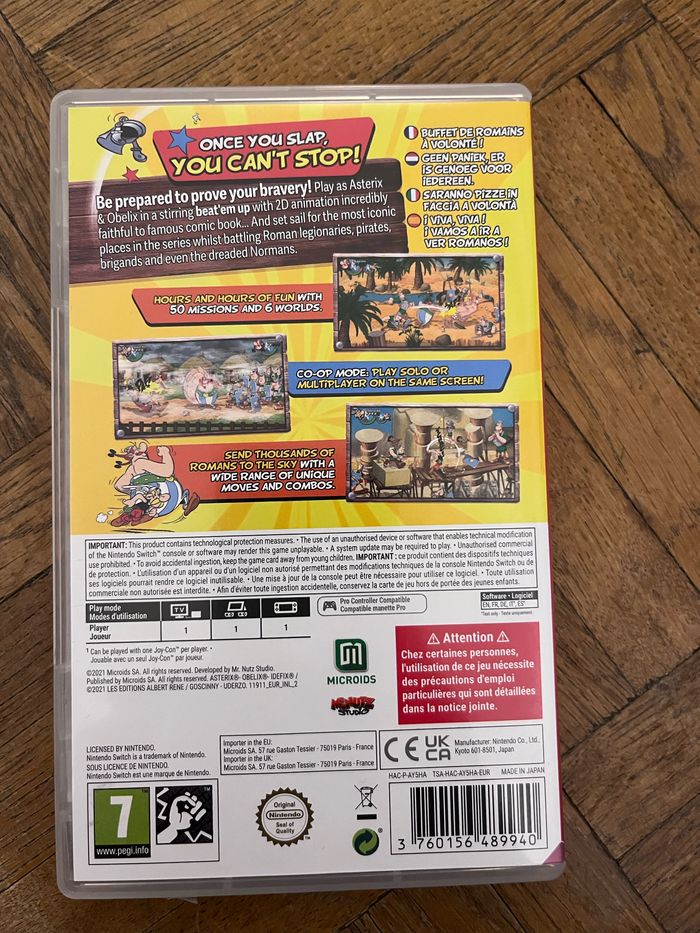 Jeu Nintendo switch Astérix et obelix - photo numéro 2