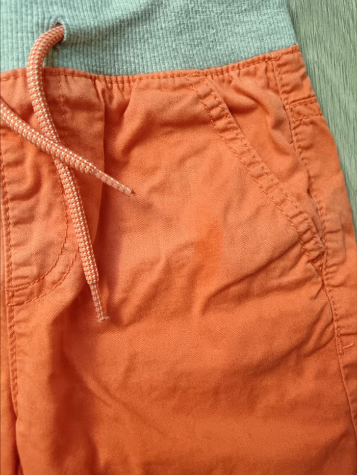 Shirt orange sans bouton Gémo 5 ans - photo numéro 3