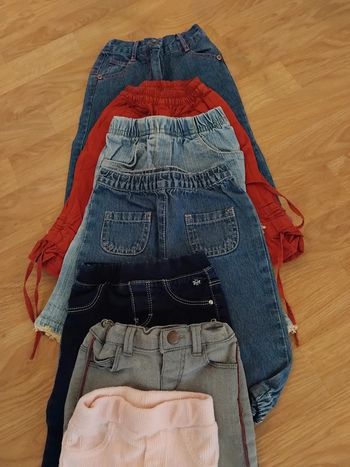 Lot pantalons fille 6mois