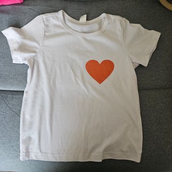 T-shirt cœur 