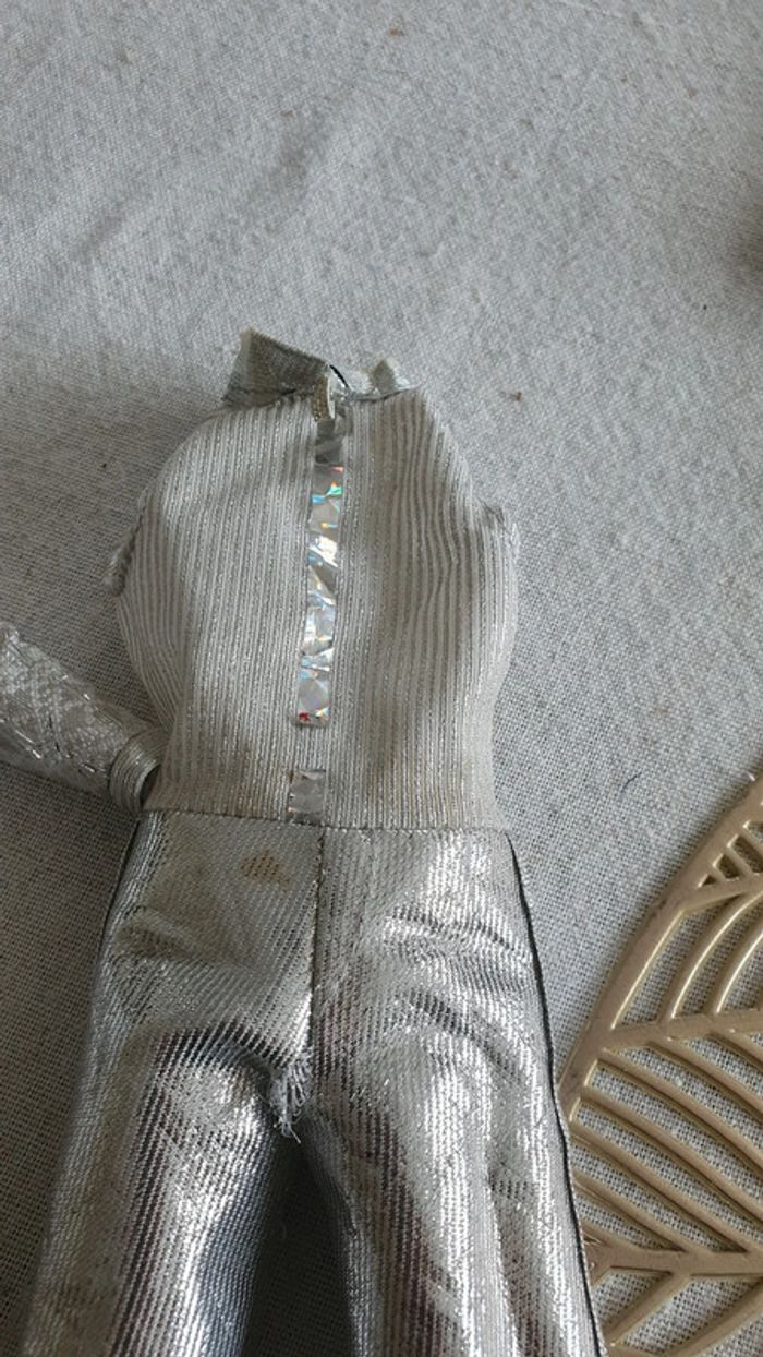 Tenue Ken soirée argenté - photo numéro 2