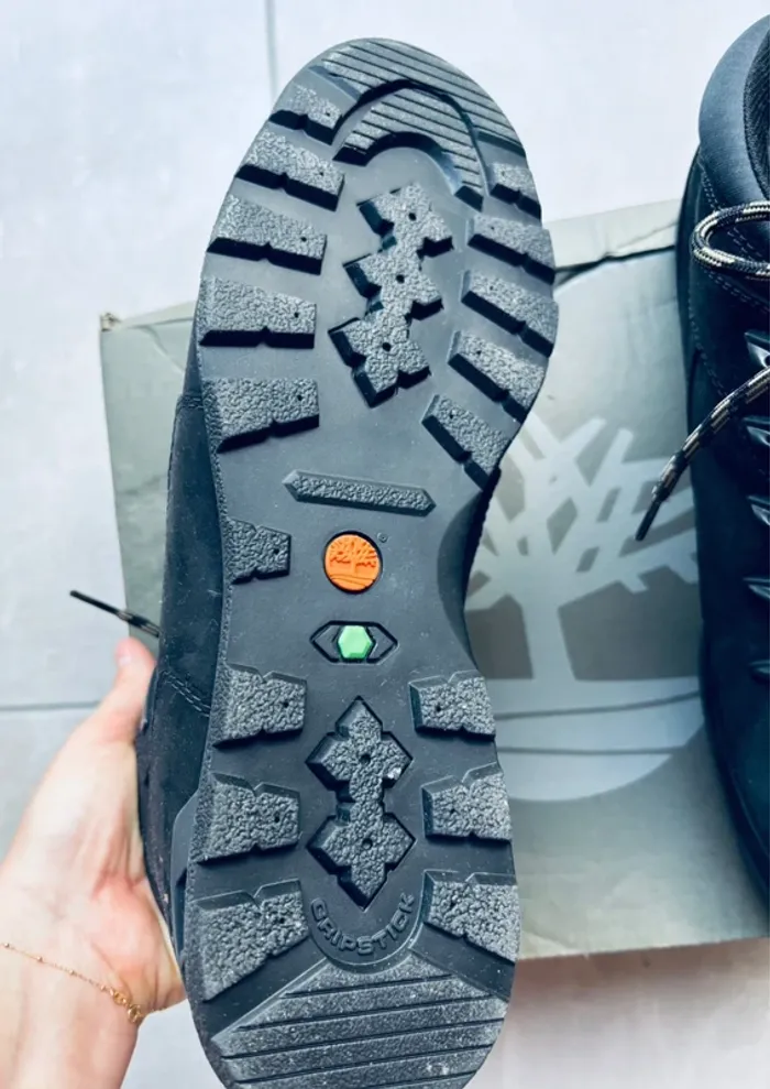 Magnifiques boots Timberland homme noires Euro Rock Mid Hiker neuves - photo numéro 4