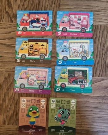 cartes amiibo animal crossing