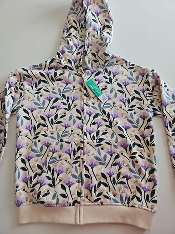 Veste à capuche Tape à l'oeil imprimé floral