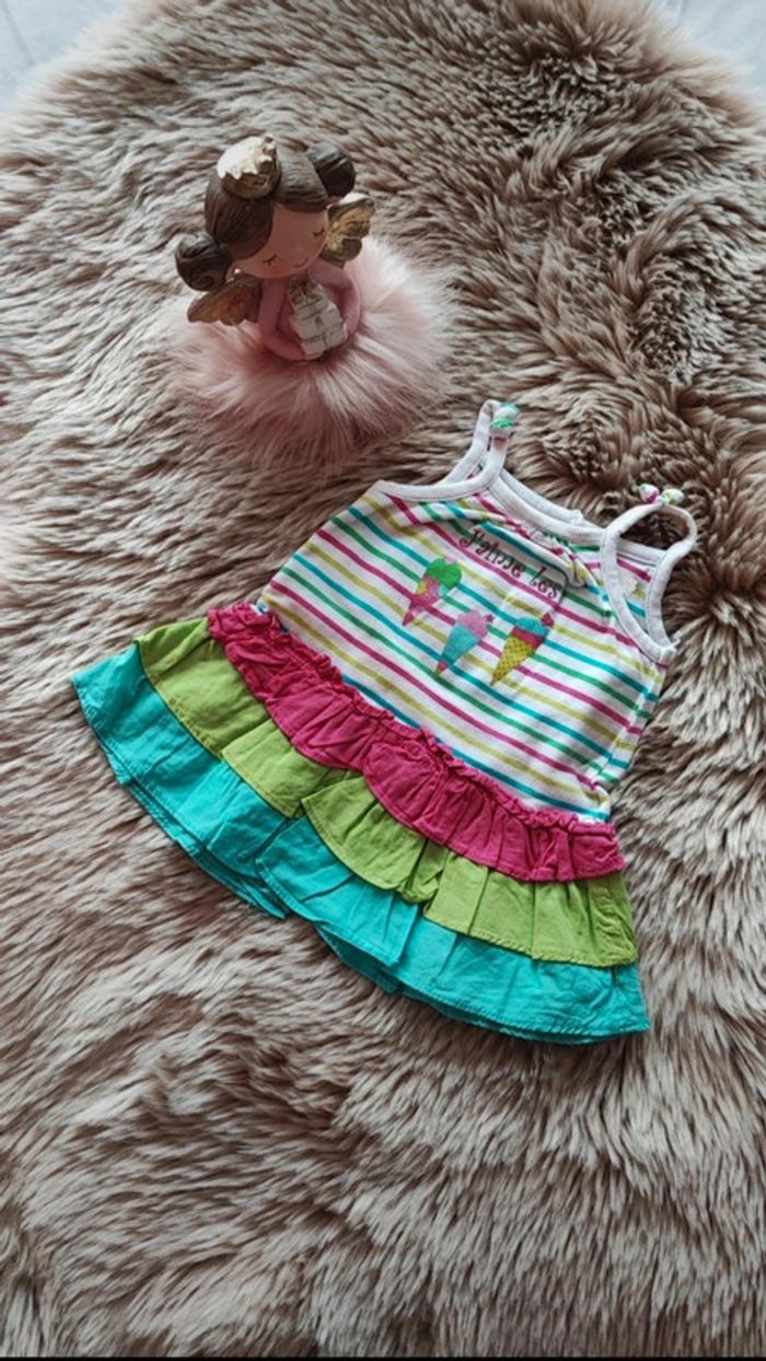 Robe été multicolore orchestra 3 mois