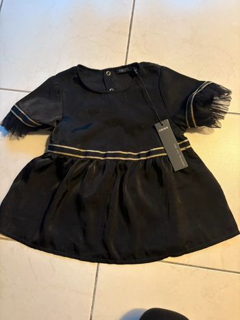 Blouse ikks noire et doree