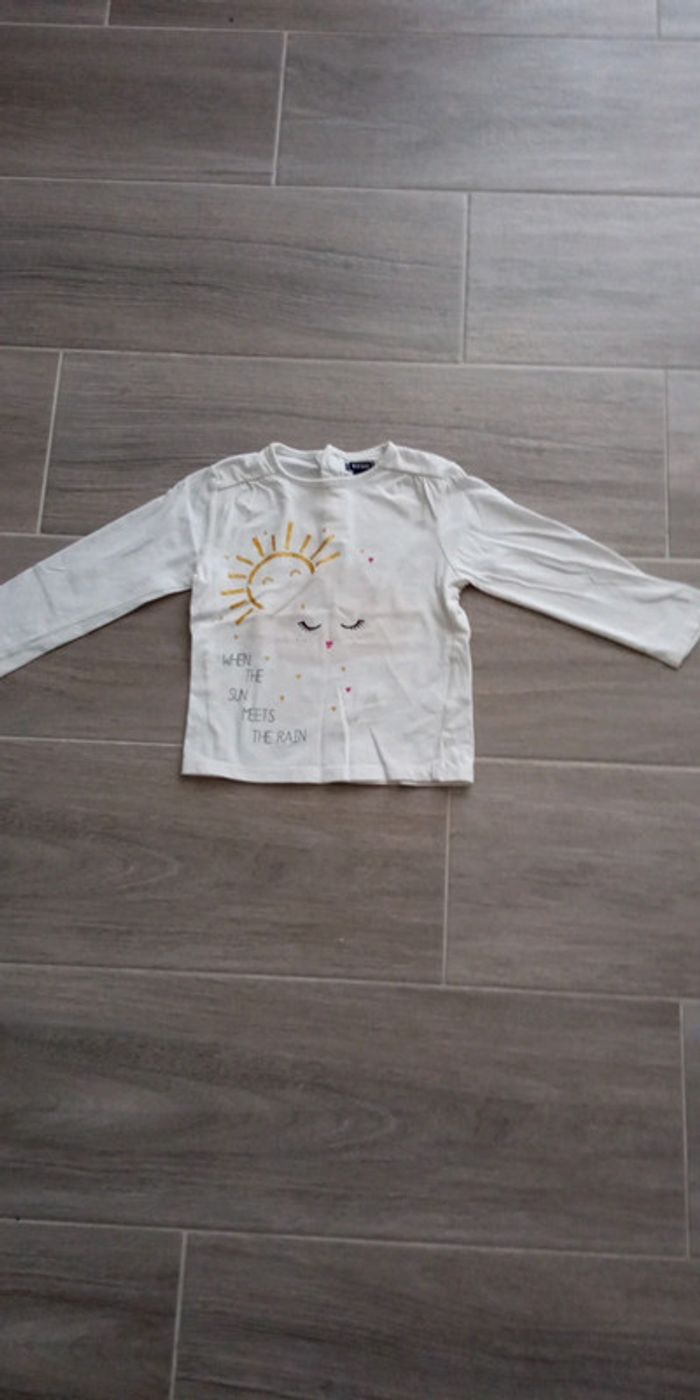 T-shirt manches longues Kiabi 18 mois