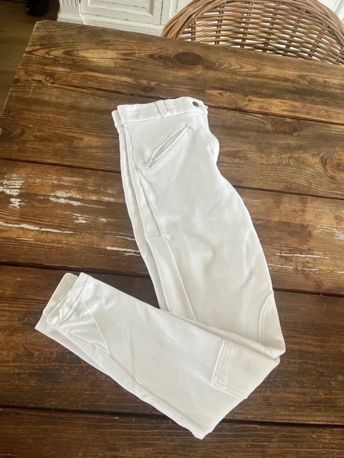 legging blanc d’équitation - photo numéro 2