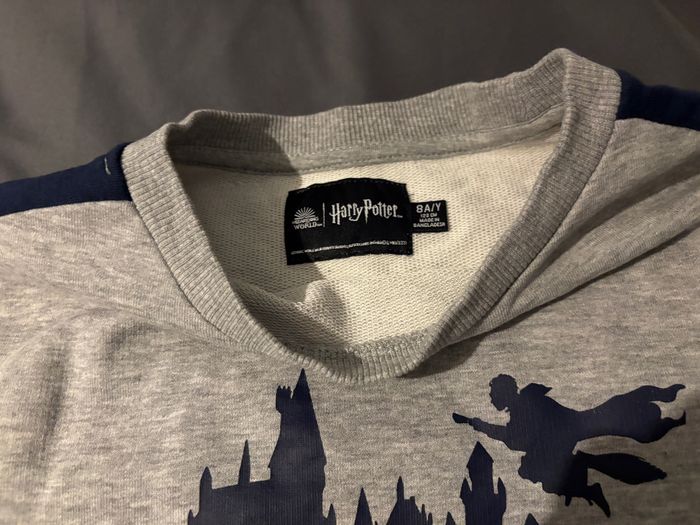Sweat gris col rond poudlard 8 ans - photo numéro 5