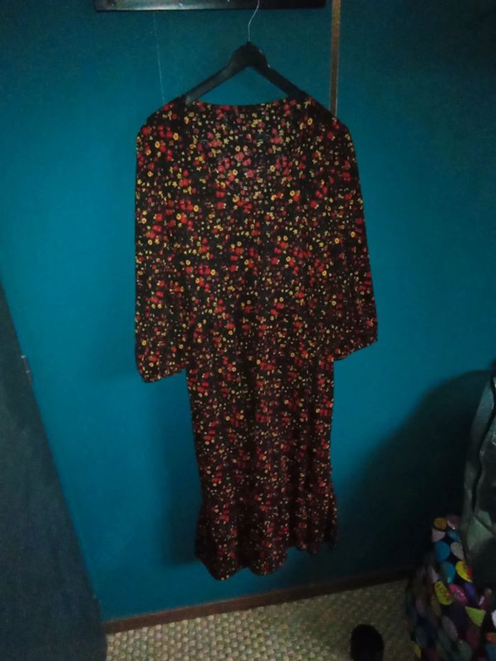 Robe longue fleurie grande taille - photo numéro 2