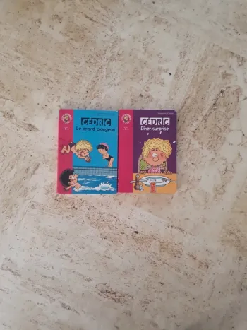 Lot de 2 livres cedric