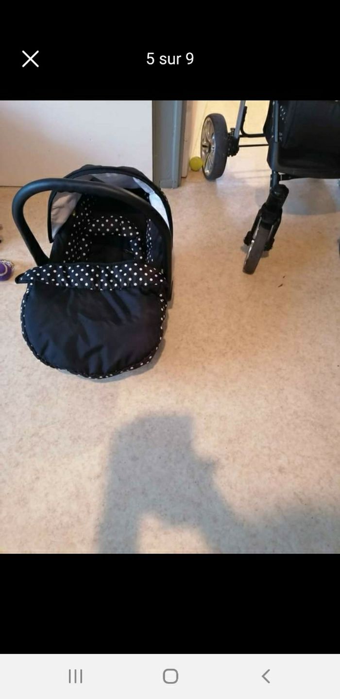 Poussette complète avec cosy landau sac à langer - photo numéro 3