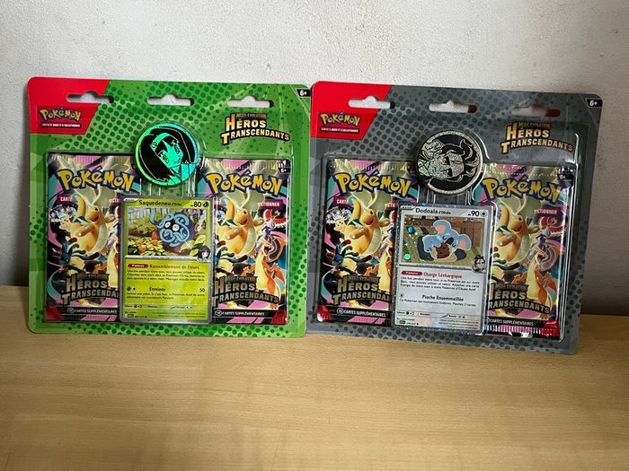 Lot 2 Duopack Pokémon héros transcendant me2.5