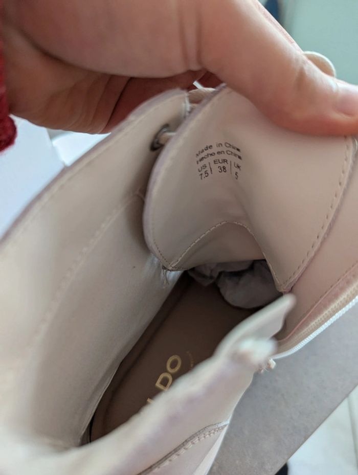 Bottines Aldo - Taille 38 - Neuf avec étiquette - Valeur 150€ - photo numéro 6