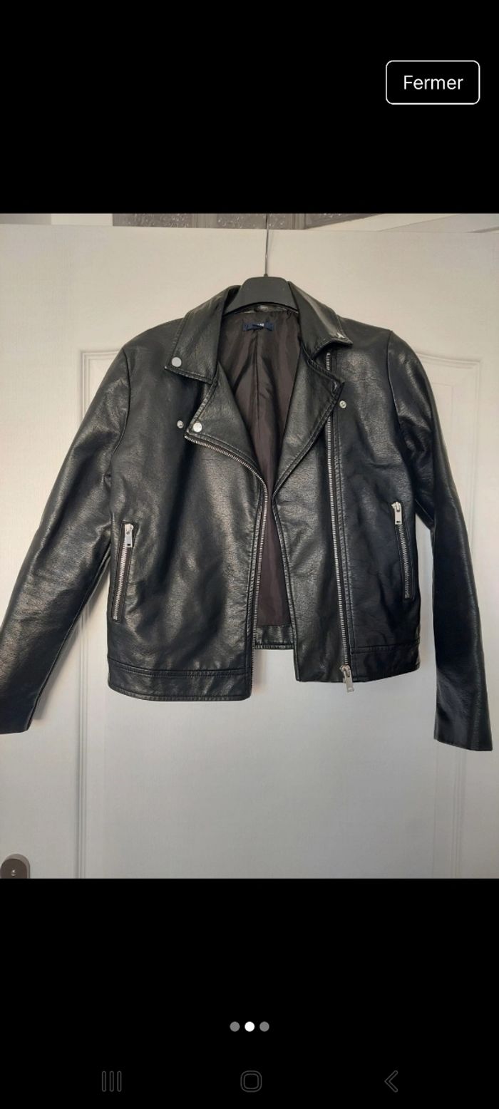 Veste imitation cuir - photo numéro 2