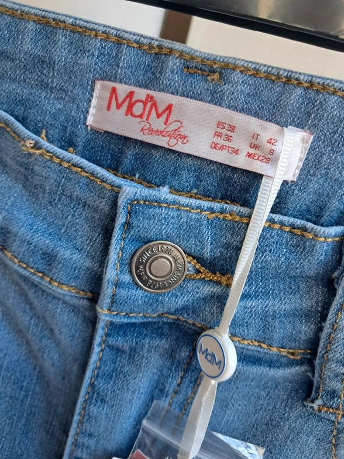 Md'M jean taille haute neuf T.36 - photo numéro 3
