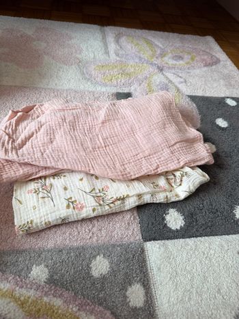 Lot de deux protège matelas à langer