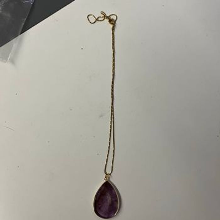 Collier avec améthyste