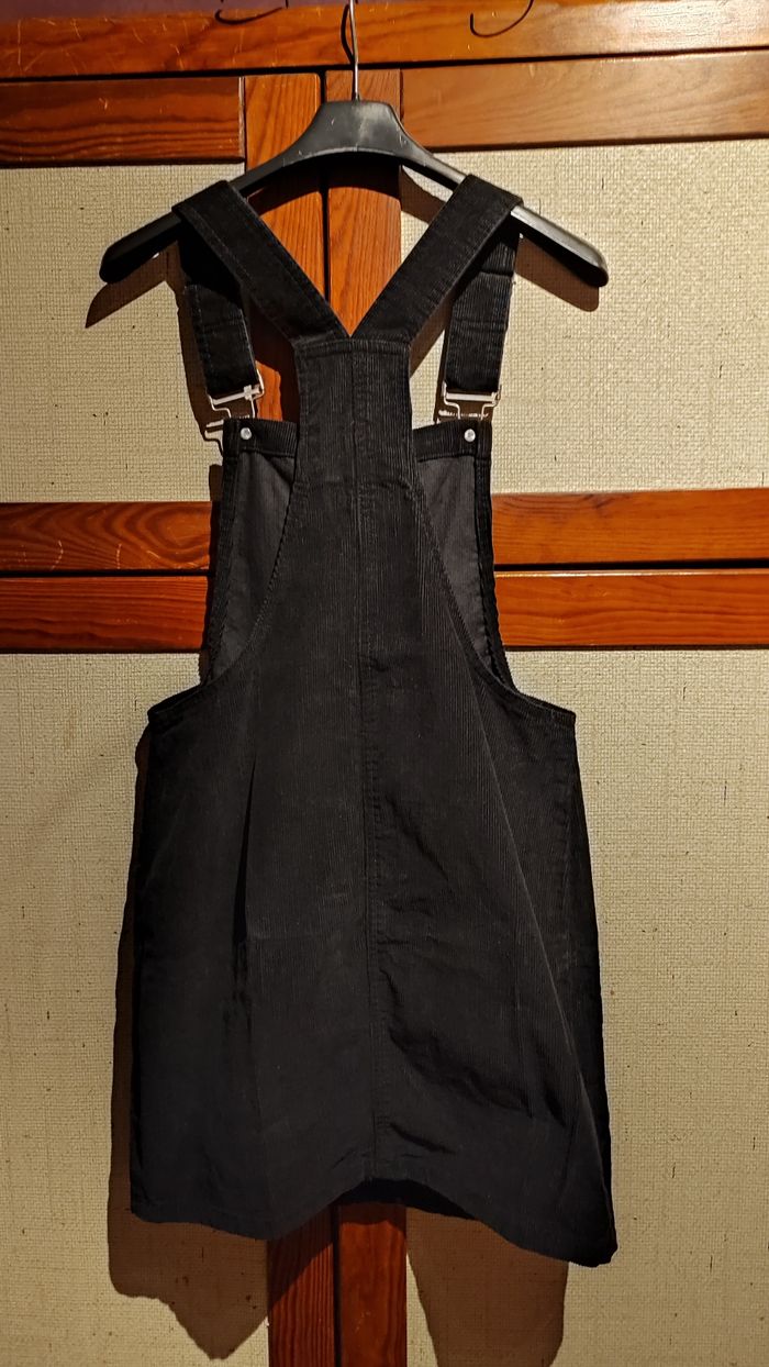 Robe chasuble noire velours taille 34 - photo numéro 8