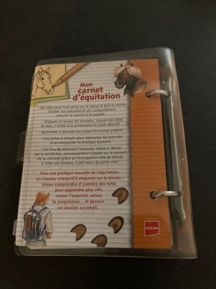 Livre carnet équitation cheval milan - photo numéro 2