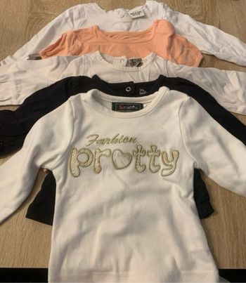 Lot T-shirt taille 3 mois