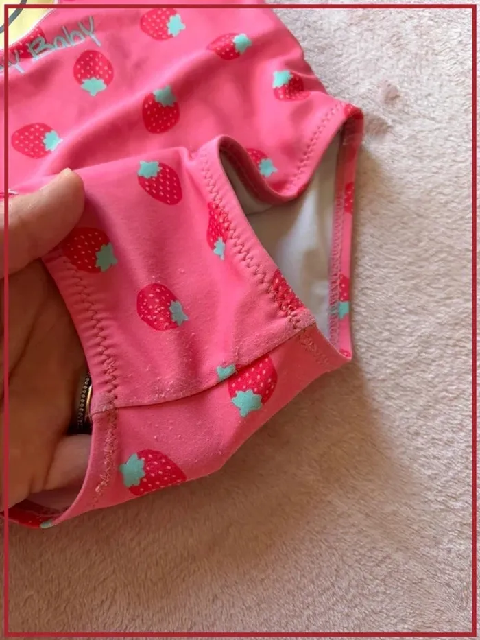 Maillot de bain 1 pièce Smiley Baby - Fraises 🍓 - 23 mois (86 cm) - photo numéro 5