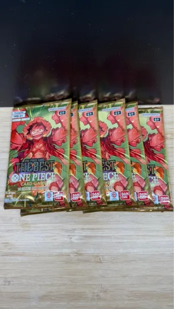 lot de 6 boosters one piece prb01 the best