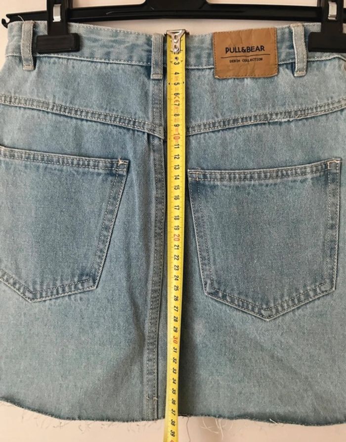 Jupe en jean, bleue, Pull & Bear - photo numéro 7