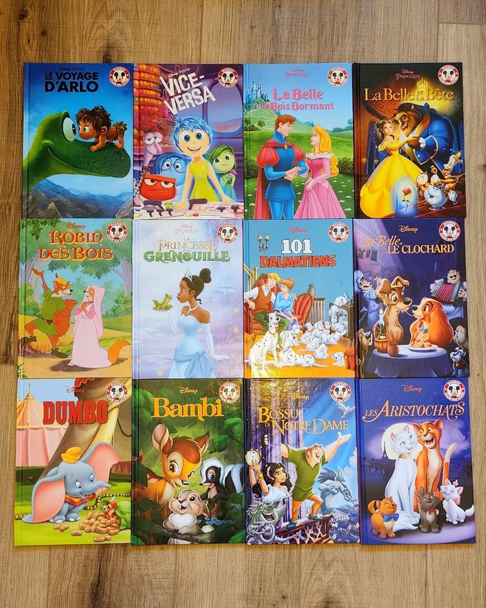 Lot de 12 livres Disney