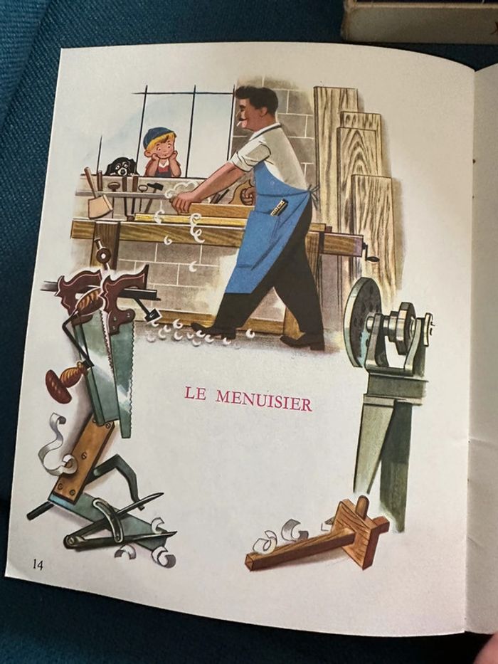 1975 Livre ancien Si j’étais métiers Pierre Probst auteur Caroline Hachette Petite Fleur album - photo numéro 12