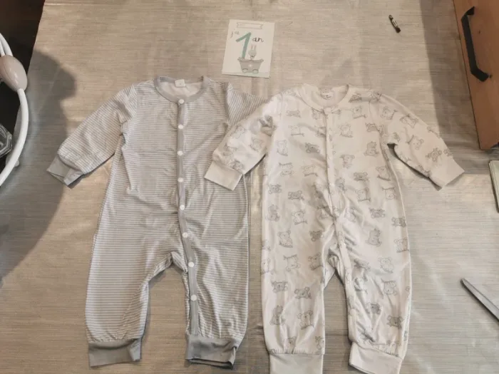 Lot de 2 Pyjamas 12 Mois