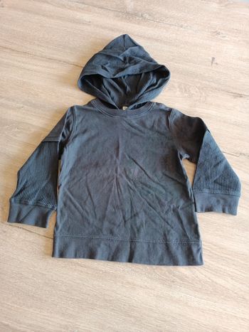 44, t-shirt à capuche effet superposé Captain Tortue 92