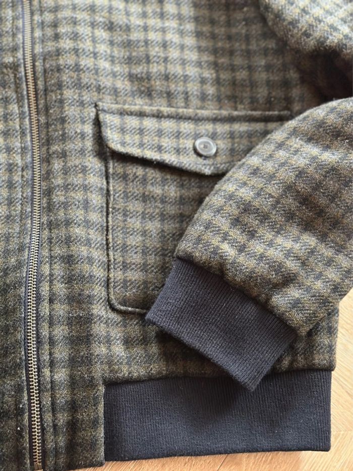 Veste teddy à carreaux en laine Monoprix Premium – Taille 42 - photo numéro 10