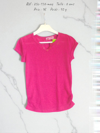T-shirt 6 ans (25c-156-mag)