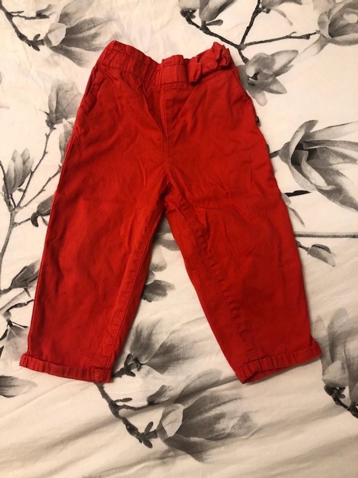 Pantalon fin été mi saison fille 24 mois okaïdi